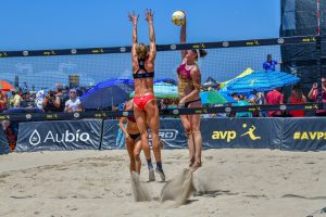 volleyball de plage avec style